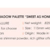 FOCALLURE Sweet as Honey 18 Colour Eyeshadow Palette (6616386863298)