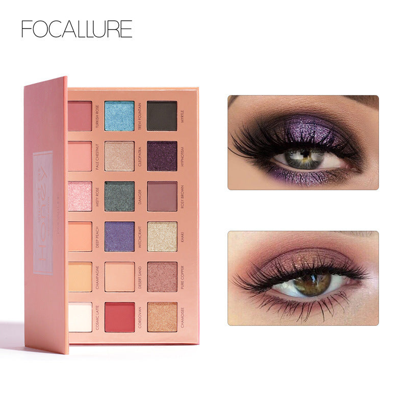 FOCALLURE Sweet as Honey 18 Colour Eyeshadow Palette (6616386863298)