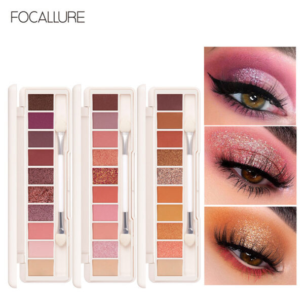 FOCALLURE Uptown Girls 10 Color Eyeshadow palette (6158489977026)